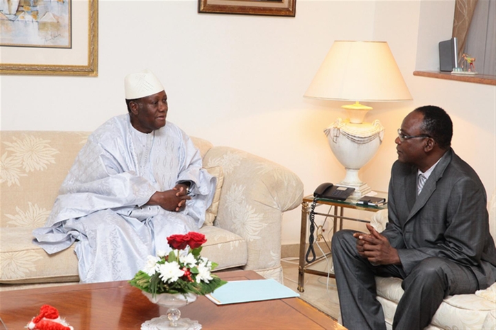 Audiences du chef de l`Etat: Alassane Ouattara a reçu un émissaire de son homologue du Niger